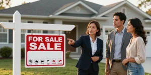 panneau immobilier a vendre