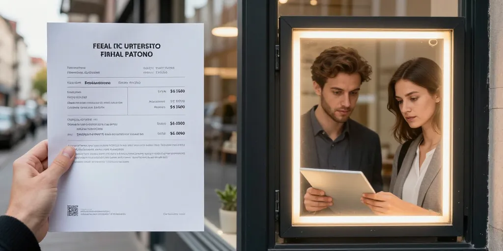 Affiche vitrine immobilier : le papier A4 ou le cadre LED, que choisir?